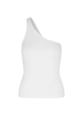 Samse Samse Sophie One Shoulder Tank Top - White