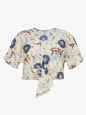 Silk Tie Blouse | Joy