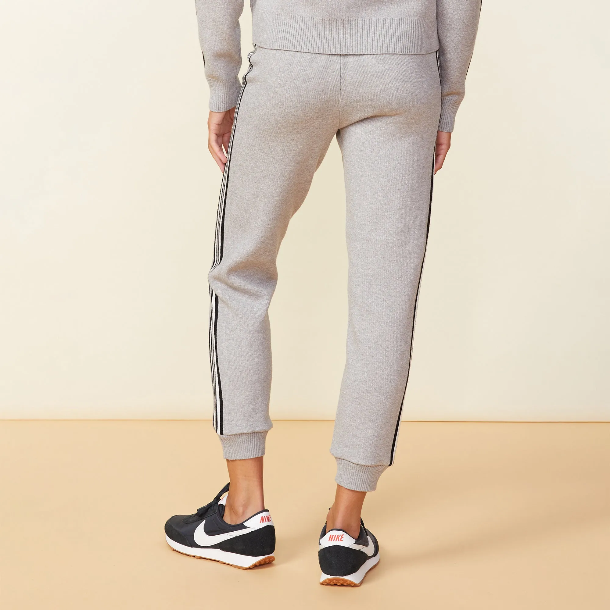 Soft Knit Track Cuffed Jogger