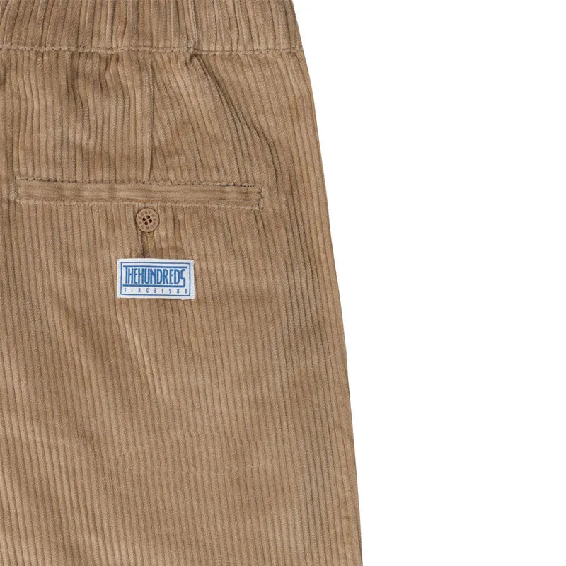 THE HUNDREDS CORD PANTS KHAKI T22P104018