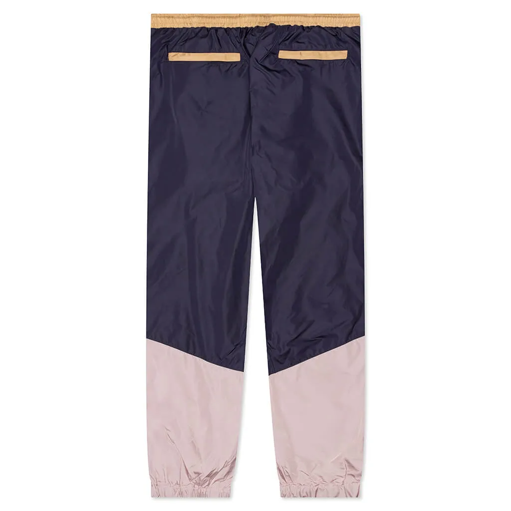 Track Pant - Tan/Rose/Deep Purple