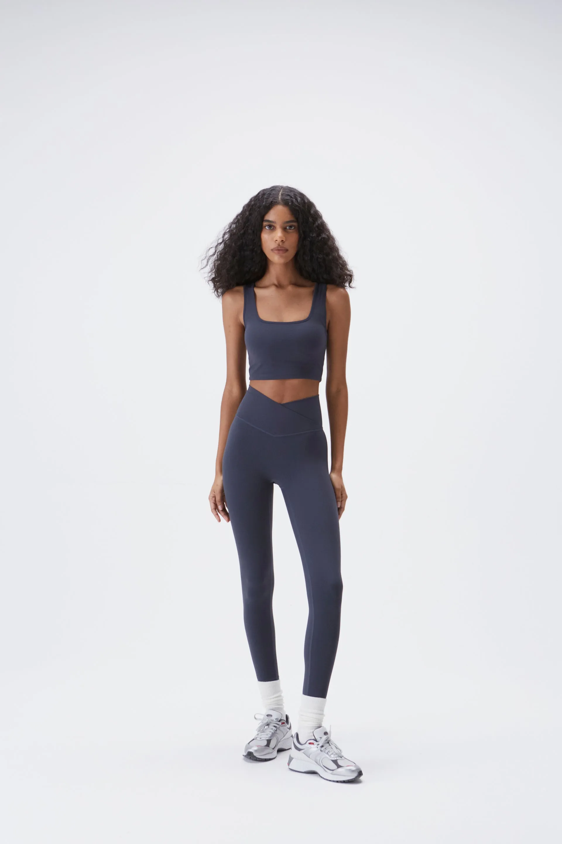 Ultimate Wrap Over Leggings - Midnight Blue