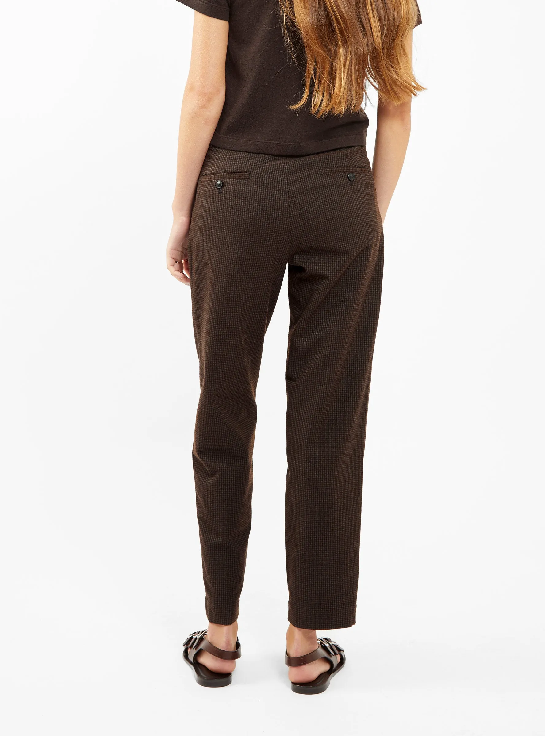 Villa Trousers Brown Check