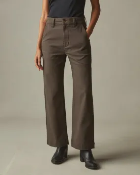 Wide Leg Pant - Dark Coffee