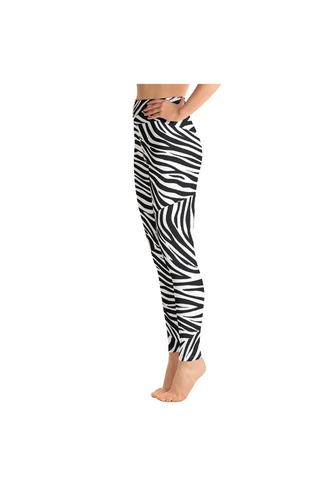 Zebra Print Yoga Leggings