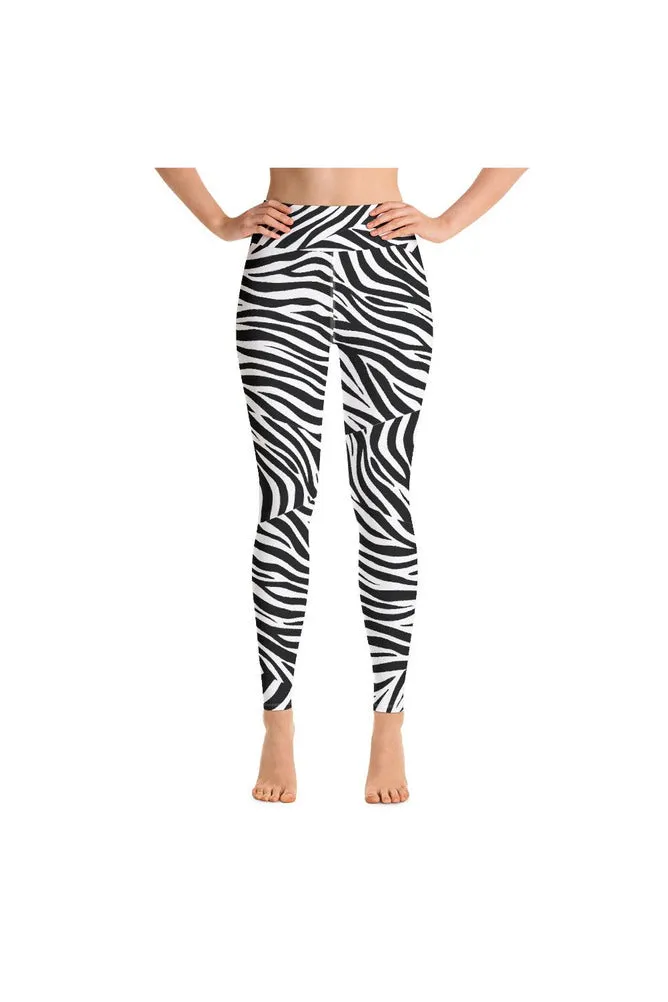 Zebra Print Yoga Leggings